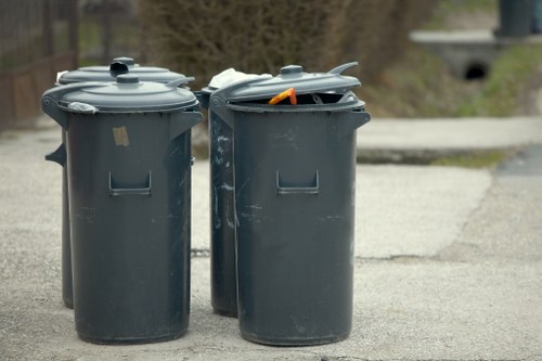 Satisfied customers using skip hire services in Southfields